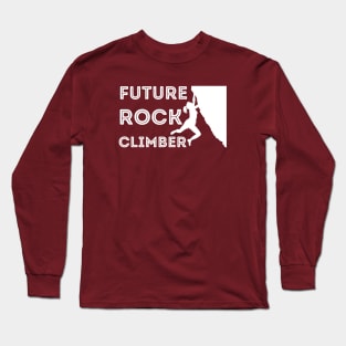 Future Rock Climber Girl Long Sleeve T-Shirt